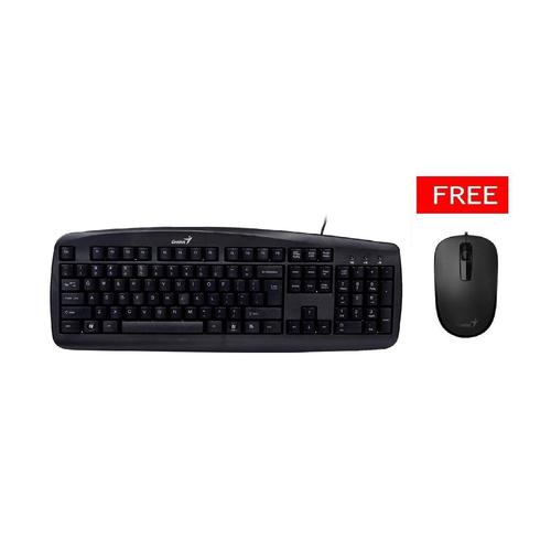 Foto Produk Genius Keyboard KB-110 USB + Mouse DX 125 USB dari goshop-id