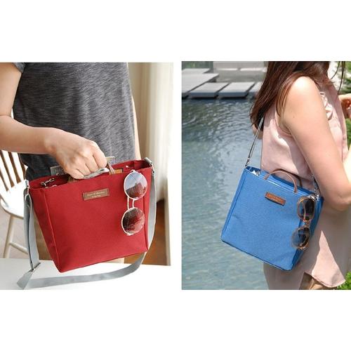 Foto Produk Korean Travel Pick Bag / Travel Organizer / Tas Selempang - Biru dari EnnWen Online Store