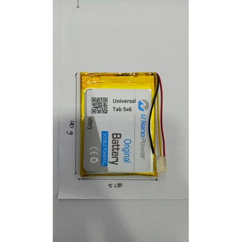 Gambar BATERAI NANO POWER UNIVERSAL TAB / HANDPHONE (5X6) dari TokoSUMO Jakarta Pusat Tokopedia