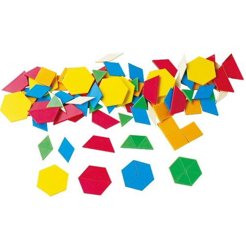 Foto Produk Gigo Plastic Pattern Blocks Alat Peraga Matematika dari Gigo Toys