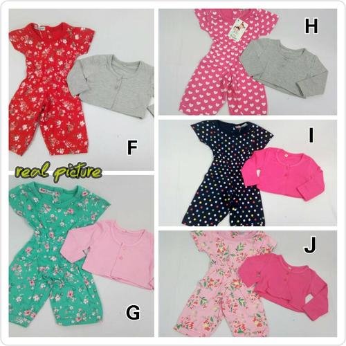 Foto Produk Baju Bayi / Setelan Bayi / Jumpsuit + Cardigan (OK 46) dari NOALA - Mom & Kids Store
