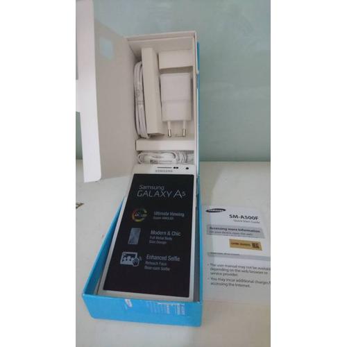 white SM-A500 Mulus Ori Ex SEIN fullset 