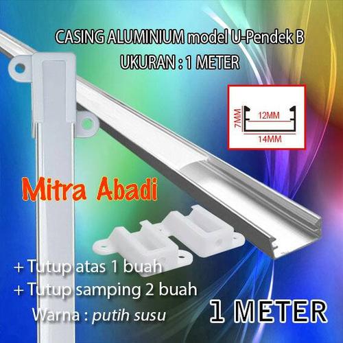 Gambar Casing Aluminium for Hard Strip LED Model U-Pendek B 1 Meter dari Mitra Abadi LED undefined Tokopedia