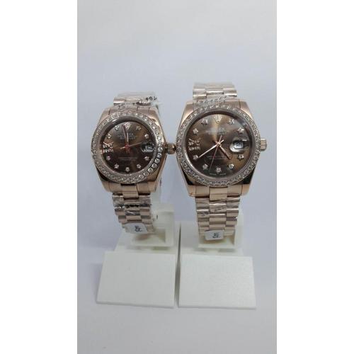 Jual JAM TANGAN COUPLE SEPASANG ROLEX 