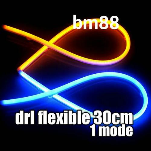 Foto Produk Lampu DRL Neon Flexible 30cm - Led Alis Fleksible Fleksibel dari BarokahMotor88
