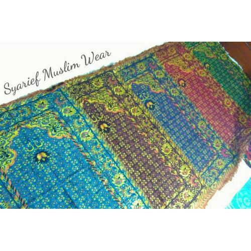 Foto Produk Sajadah Katun Turki Benang Emas - Size Besar | Oleh-oleh Haji/Umrah dari Syarief Muslim Wear