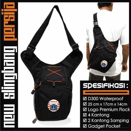 Gambar TAS SELEMPANG SLINGBAG NEW PERSIJA dari Tas Bola Murah Kota Bekasi Tokopedia