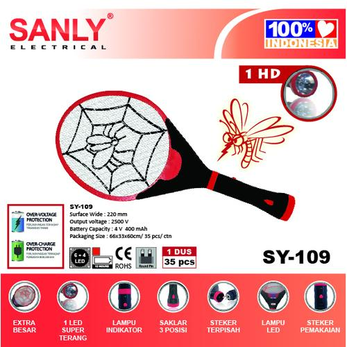 Foto Produk Raket Nyamuk Sanly 109 dari wilsonxu