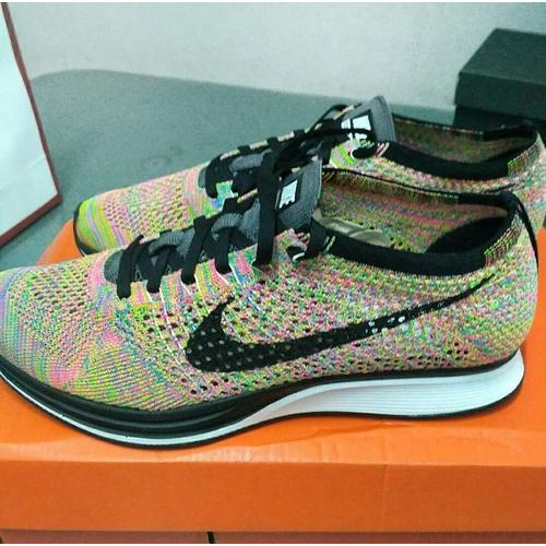 nike flyknit racer multicolor