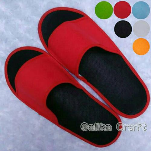 Foto Produk SANDAL KAMAR SANDAL HOTEL POLOS LAPIS KAIN FURING SOUVENIR MURAH dari UMMI OLSHOP