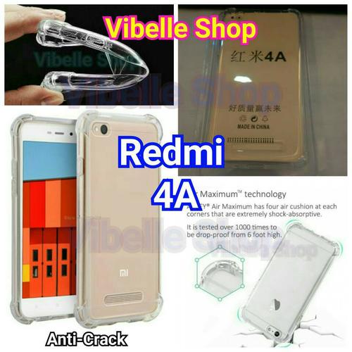 Foto Produk Softcase AntiCrack Xiaomi Redmi 4A 4 A Anti Crack Shock Case Redmi4A 4 dari Vibelle Shop