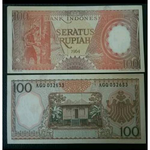 Jual uang 100 rupiah pekerja merah thn 1964 kondisi aunc foxing - Kota ...