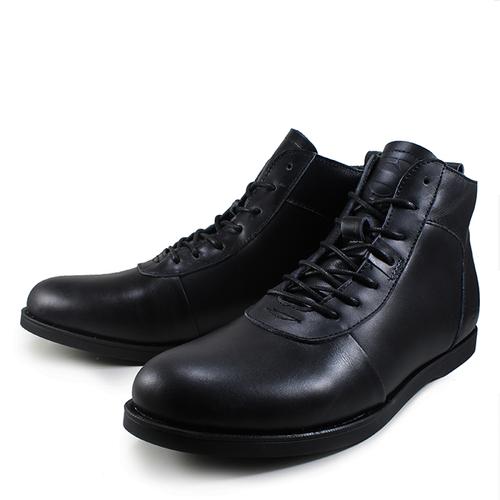 Foto Produk Sepatu Boots Pria Sauqi Brodo Racing Black Kulit Casual Kerja Kantor dari Gudang Sepatu Bandung