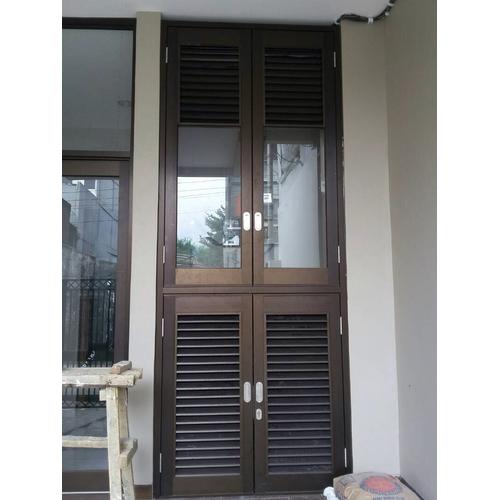 Jual Jendela kaca + jalusi alumunium coklat - Jakarta Pusat - kreasi
