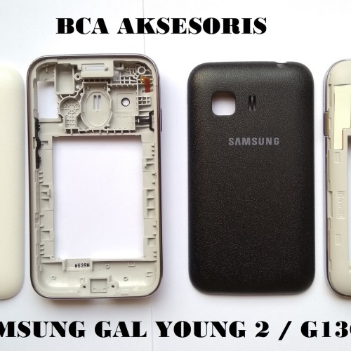 Foto Produk CASING SAMSUNG GALAXY YOUNG 2 - G130 HOUSING FULLSET ORIGINAL dari BCA AKSESORIS