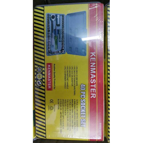 Gambar Kenmaster Socket Wrench Set 40 pcs Kunci Sok 40 Sockets dari TOKO BESI TIMUR JAYA. undefined Tokopedia