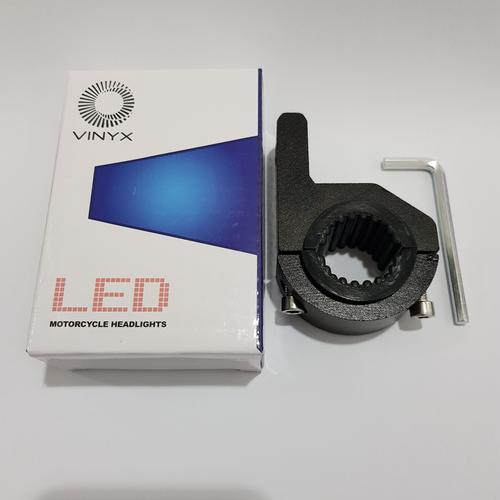 Foto Produk Bracket / Braket Crashbar Jepit Lampu LED Tembak / Sorot Stang Motor dari Garuda LED