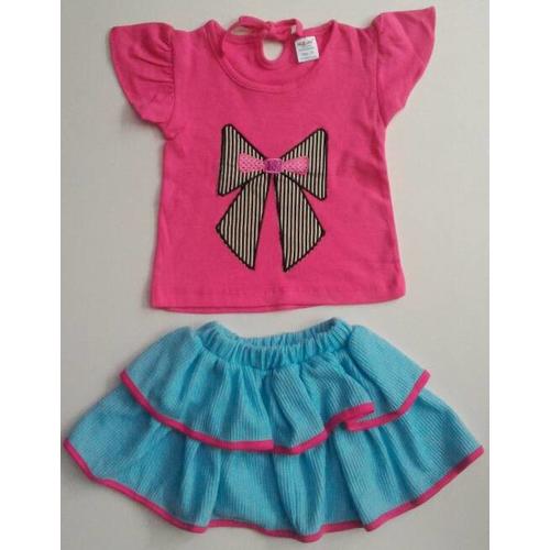 Foto Produk SETELAN ANAK CEWEK KAOS PITA ROK TUMPUK dari Schatzi Collection