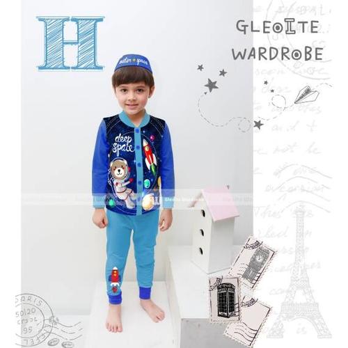 Foto Produk PIYAMA PLUS PECI ANAK COWOK GW 125 - ASTRONOT & PESAWAT LUAR ANGKASA dari Schatzi Collection
