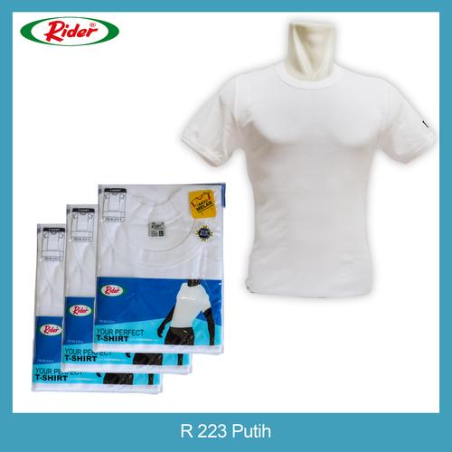 Foto Produk T-Shirt / Kaos Dalam / Oblong RIDER PUTIH - Style R223B - M dari BintangAR