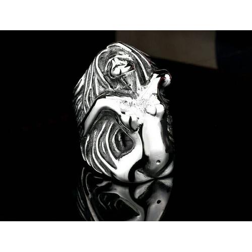 Foto Produk skull ring / cincin tengkorak stainless steel 316L import naked girl dari tokonline jakarta