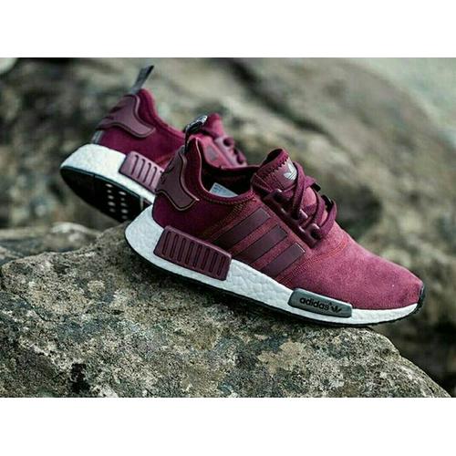 Jual Adidas Nmd R1 Maroon suede - Kab 