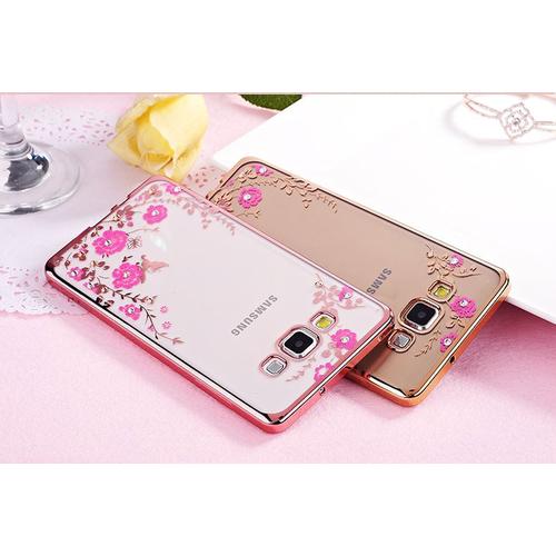 Gambar Samsung J2 J5 J7 Prime On5 On7 2016 soft case casing cover TPU FLOWER - J2 Prime, Gold dari Case Pedia undefined Tokopedia