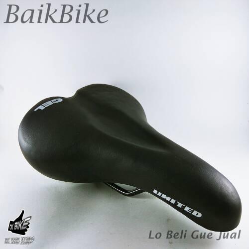 Foto Produk Sadel Jok Sepeda Ukuran Lebar United Gel Empuk dari baikbike29