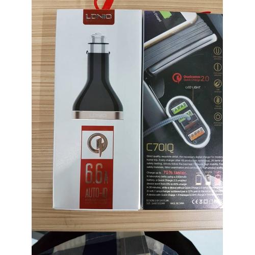 Foto Produk Car Charger Fast Charging LDNIO C701Q (Charger Mobil 4 Port) dari valkyre online shop