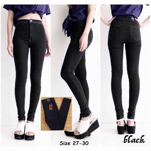 Foto Produk High waist jean black dari Viva Fashion