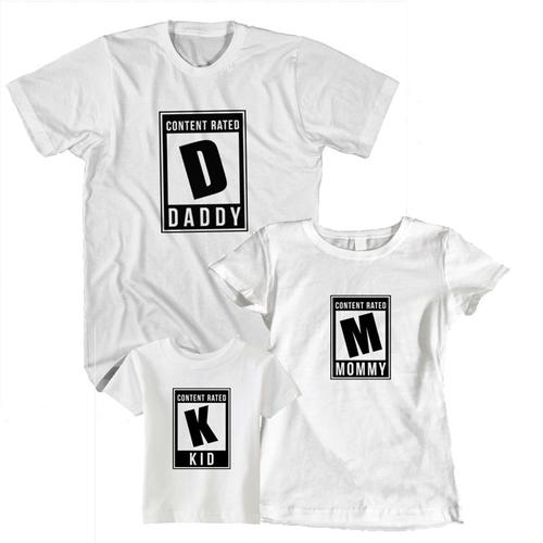 Jual Family Tee Shirt, Content Rated 