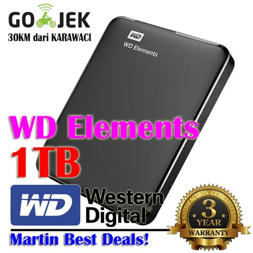 Foto Produk WD Elements 1TB | 2.5 Inch USB 3.0 | Element 1 TB dari MARTIN BEST DEALS