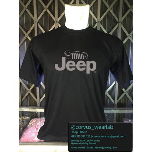 Foto Produk KAOS DISTRO OTOMOTIF JEEP OFFROAD ADVENTURES TERBARU 0667 dari Corvus Wear Lab
