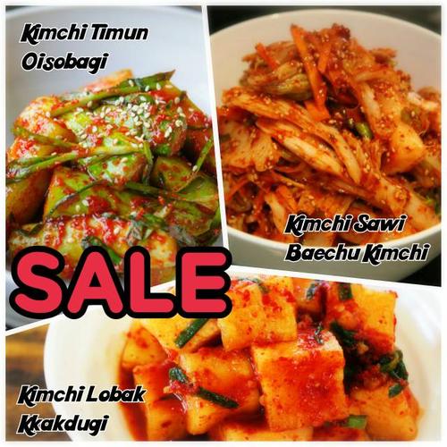 Foto Produk Fresh Korean Kimchi Mix (sawi. lobak. timun) per 100g HALAL dari KimchiHeaven