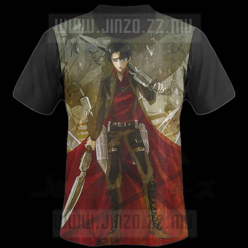 Foto Produk Kaos Anime SNK 3 LEVI Jinzo Series dari Jinzo Series