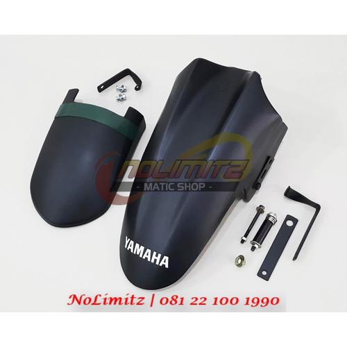 Gambar Paket Spakbor Extensi Depan Hugger Kolong Belakang Yamaha Aerox 155 dari NoLimitz Maticshop Kota Bandung Tokopedia
