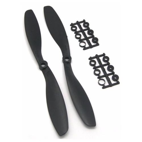 Gambar Black 8045 Propeller 8x4.5 CW CCW 1 Pair for Multicopter Quadcopter dari Aneka Hobby undefined Tokopedia
