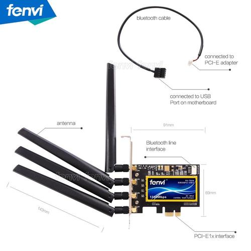 Foto Produk Fenvi FV-T919 BCM94360CD Wireless Bluetooth Hackintosh dari Sleepymind Store