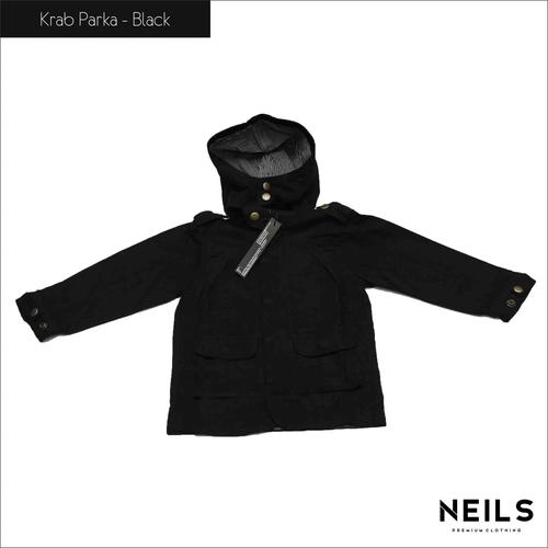 Foto Produk Jaket Parka Anak Neils Krab - Black dari NEILS STORE