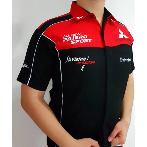 Foto Produk Baju Seragam Otomotif PAJERO Baju Komunitas Moto GP Kemeja Bordir F1 dari Top Star
