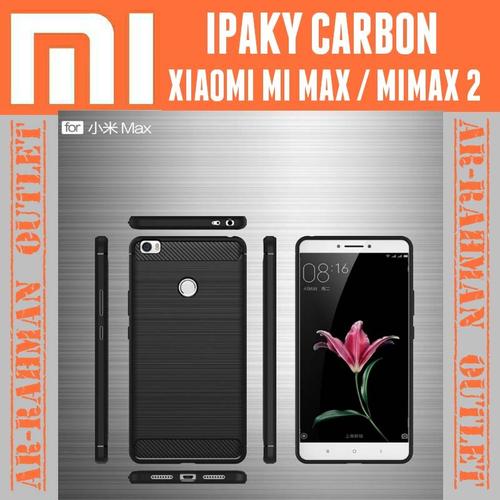 Foto Produk Xiaomi mi max mimax 2 casing case cover armor ipaky carbon anti crack dari AR RAHMAN OUTLET