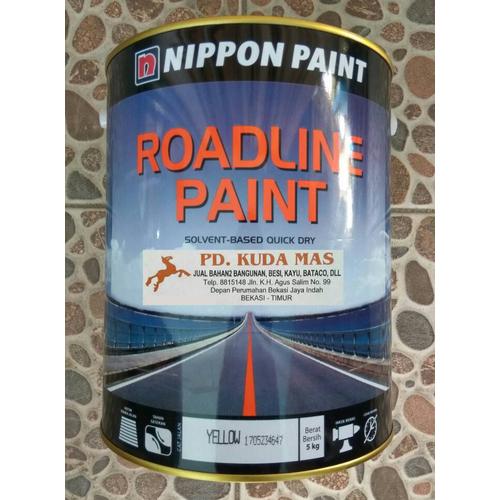 Jual Cat Marka Jalan/Roadline Paint Merah/Red Nippon Paint 5 kg Kota