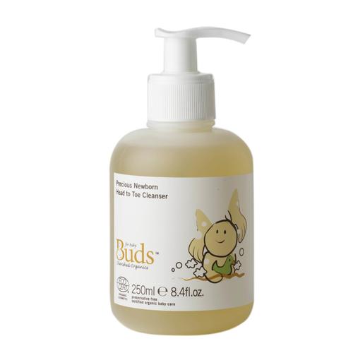 Foto Produk Buds Organic - Precious Newbom Head to Toe Cleanser 250ml dari Chubby Baby Shop