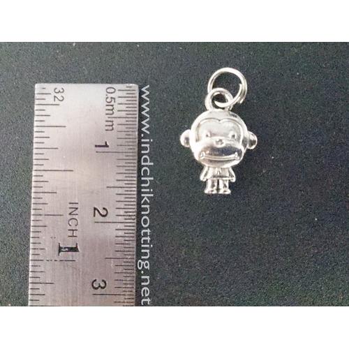 Foto Produk Liontin Shio Monyet Silver Alloy Produk Impor dari IndChiKnotting