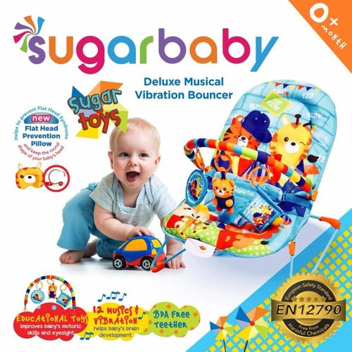 Foto Produk Sugar Baby Bouncer - Sugar Toys Blue dari Chubby Baby Shop