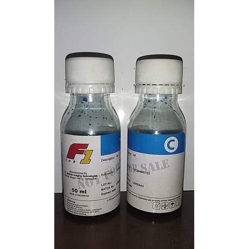 Foto Produk Tinta Printer F1 50ml Canon / HP Cyan dari PlastikShrinkSegelWrap