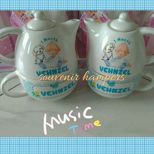 Foto Produk teko susun#hampers#souvenir ultah#teko susun custom dari Chloe boetik