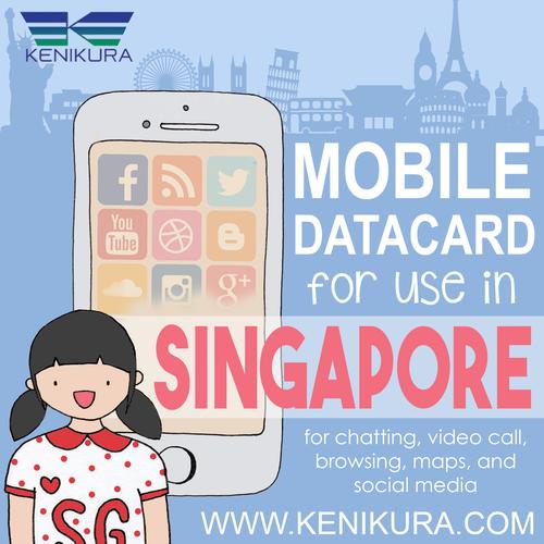 Foto Produk 3 days Sim Card Singapore, Unlimited Data, simcard singapura dari Kenikura Tour