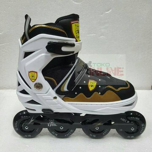 Jual Sepatu Roda LYNX SC70 Recreational Inline Skate Black Gold S