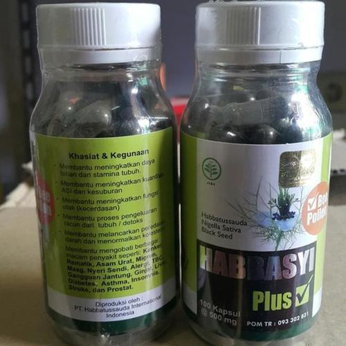 Foto Produk Habbasyi Plus 3in1 ( Habbatussauda + Bee Pollen + Pegagan ) 100 kapsul dari Amanah Herbal Surabaya